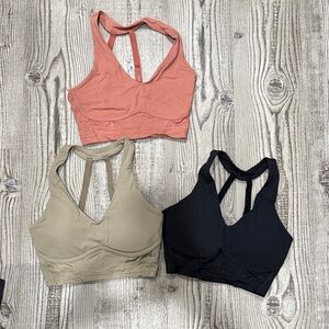 Gymshark X Whitney Simmons set of 3 crop tops